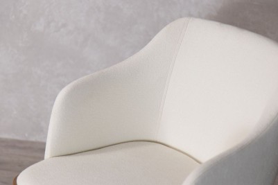 calais carver chair cream close up